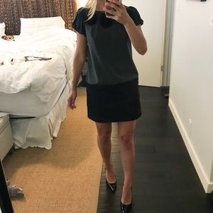 BCBG Grey and Black Dress